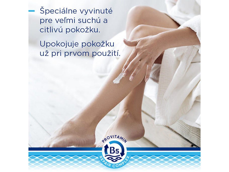 Hĺbkovo vyživujúce telové mlieko citlivá pokožka